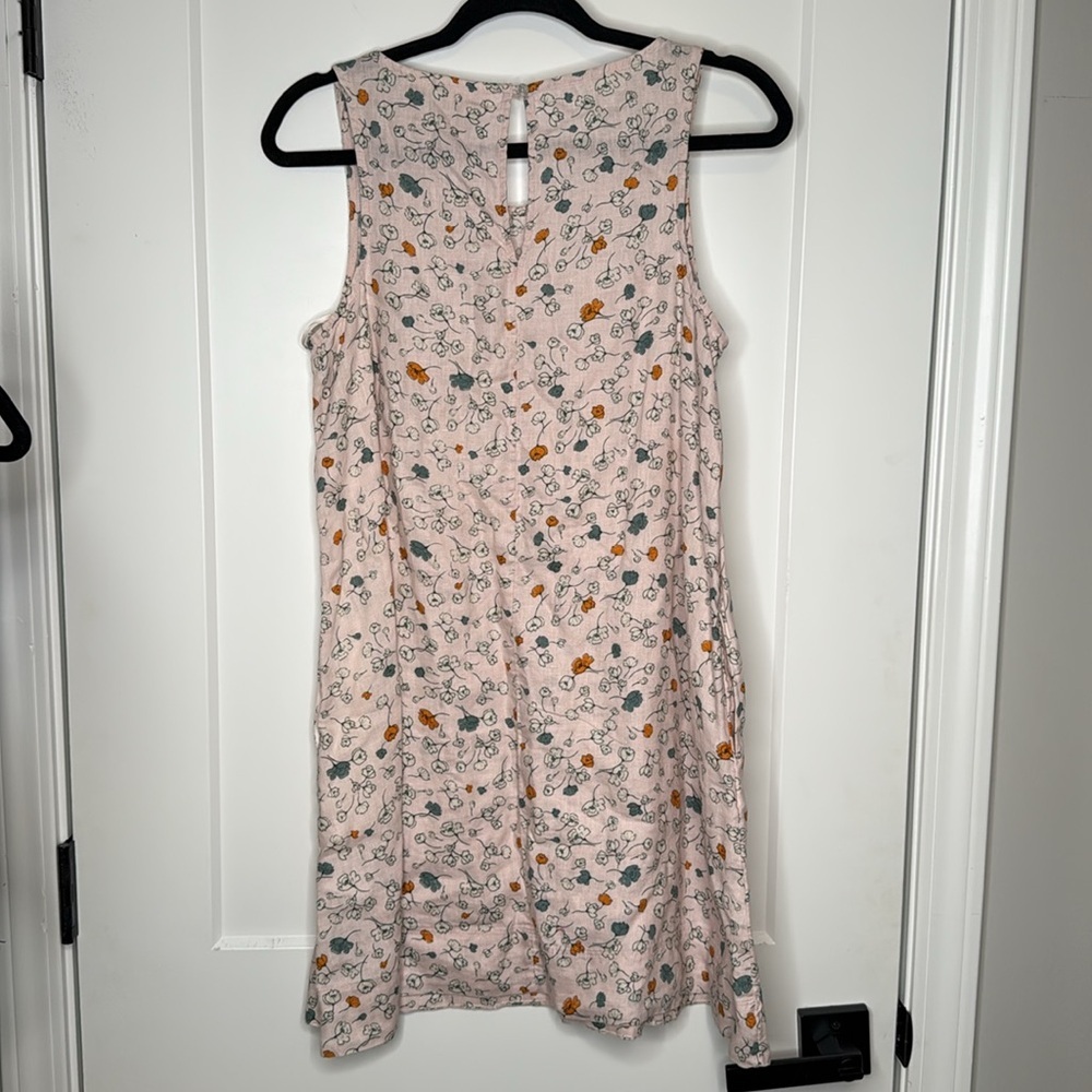 Cynthia Rowley 100% linen‎ Floral Mini Dress - XS - Picture 7 of 7
